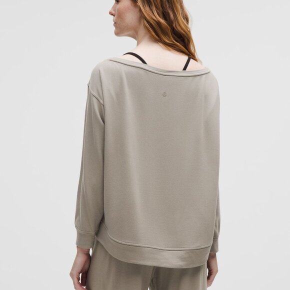 BeCalm Oversized Boatneck Long-Sleeve Shirt - Picture 3 of 4